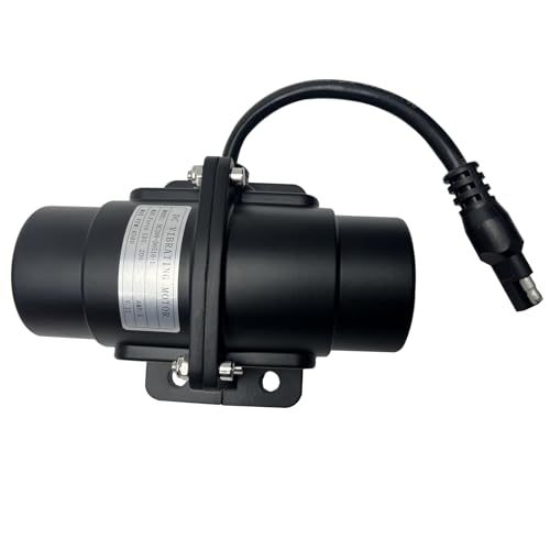 XINJIAHONG 200LB Vibrator Motor for Salt Spreader Concrete and Sand Mixer Vibration Motor 4500rpm 60W DC12V