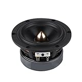 SHUDKBNX for AIYIMA 1Pcs 4 Inch Midrange woofer Speaker 50W 4 Ohm 8 Ohm Audio Speaker 25 Core Ceramic Basin Cast Aluminum Loudspeaker(8 Ohm 50W Speaker)