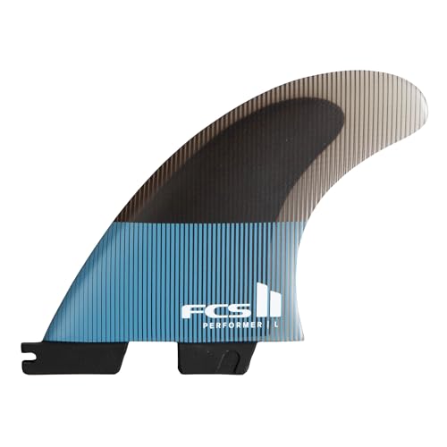 FCS II Performer PC Large Tranquil Blue Quad Fins