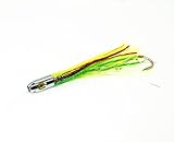 Jet Head Octopus Skirts Trolling Lure Set! Rigged and Ready to Fish! Mahi Mahi, Tuna, Wahoo Fishing