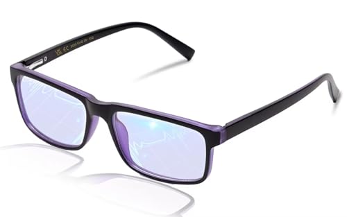 VMJFBJ Blue Light Glasses For Women/Men Computer Reading Gaming Glasses Improve Sleep Reduce Eye Strain Gift Package Purple