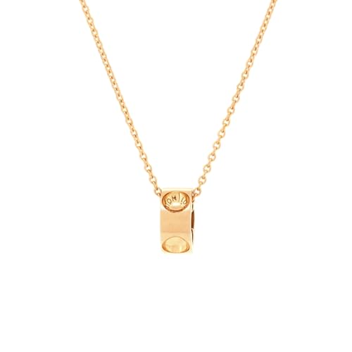 Louis Vuitton, Pre-Loved Empreinte Pendant Necklace 18K Rose Gold, Rose Gold