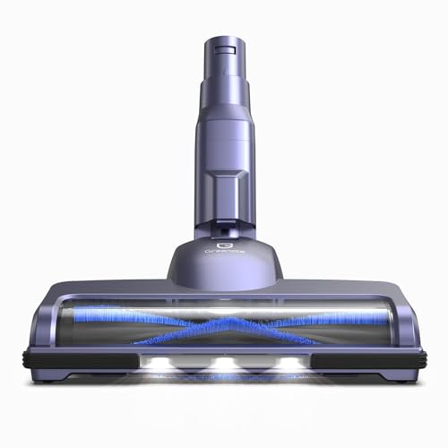 Greenote Vacuum Cleaner Floor Brush Attachment, LED Lights, Motorized Brush Head