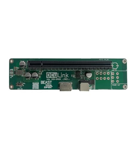 OCuLink Beast External Graphics Card Dock, SFF-8611 4i EXP GDC Laptop Standalone Video Card Adapter M.2 M PCIE Key