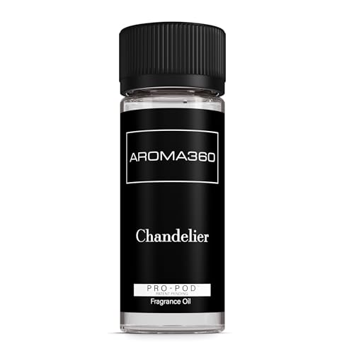 Aroma360 - Chandelier Pro Pod Fragrance Oil Blend | Hotel Inspired Luxury Essential Oil Diffuser | Aromatherapy Scent Diffuser Oil | Bergamot, Woodsy Sandalwood and Saffron 1.7 fl oz, 50 mL
