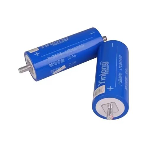 36pcs LTO66160H 2.3V 40Ah Cylindrica LTO Lithium Titanate Battery 66160 From Yinlong