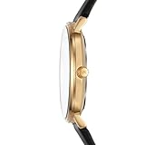 Michael Kors Pyper Three-Hand Black Leather Women's Watch (Model: MK2747)