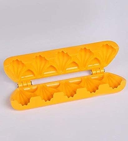Plastic Modak Patti 5 Cavity Set of 2| 15 Cms in size Baking Tools for Muffin |Choclates modak Mould modak maker modak pataar modak sancha Indian Snack Maker Gujiya Maker Dumpling