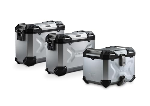 SW-Motech Adventure Set Luggage Silver. BMW R 1200 GS (13-)/ R 1250 GS (18-).