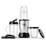 Magic Bullet Blender, Small, Silver, 11 Piece Set