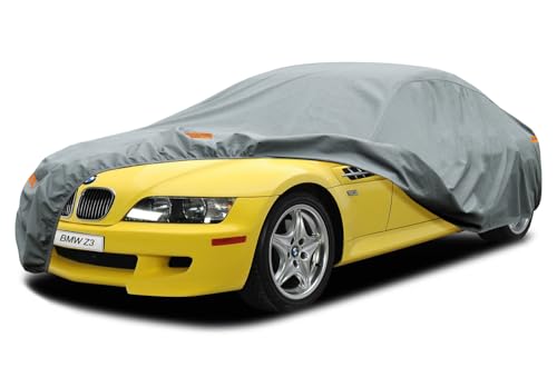 Kayme Heavy Duty Car Cover Custom Fit BMW Z3 Coupe Cabriolet, Waterproof All Weather for Automobiles, Full Exterior Covers Sun Rain UV Protection.