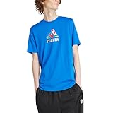 adidas Men's Italy Fan Graphic T-Shirt, Blue