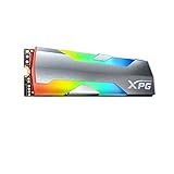 XPG SPECTRIX S20G 1TB RGB PCIe Gen3x4 NVMe 1.3 M.2 2280 2500/1800MB/s Internal SSD (ASPECTRIXS20G-1T-C)