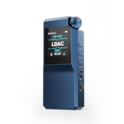 FiiO BTR17 Bluetooth 5.4 USB DAC AMP with LDAC, aptX Lossless. Dual ES9069Q, 10-Band PEQ, THX AAA 78+amps 3.5mm Unbalanced & 4.4mm Balanced (Blue)