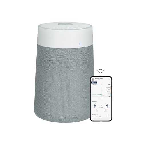 BLUEAIR Air Purifier for Small Room, Bedroom, Home, Cleans 926 sqft in one hour, HEPASilent Air Cleaner for Pets, Allergens, Virus, Dust, Mold, Smoke - Blue Pure 511i Max