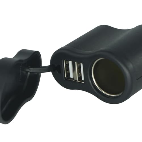 Motorcycle Dual USB Power Adapter Charger Plug Socket Compatible With R1200GS Adventure R1250GS F900 R F700GS G310GS Tiger800