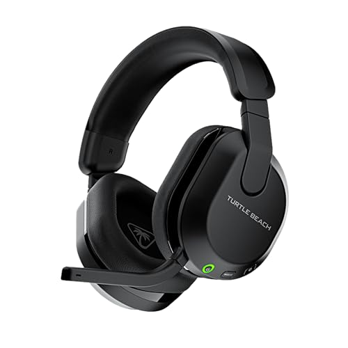 Turtle Beach Stealth 600 Wireless Multiplatform Amplified Gaming Headset for PS5, PS4, PC, & Mobile – Bluetooth, 80-Hr Battery, Noise-Cancelling Flip-to-Mute Mic, 50mm Speakers – Black