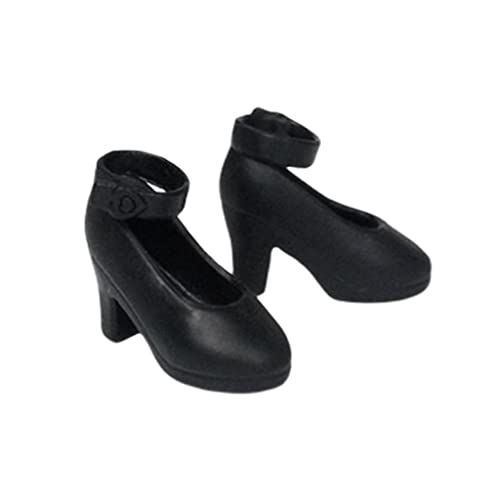 Gazechimp Plastic Girl Doll Shoes for Blythe Licca//Azone Dress Up Outfits Accs , Black