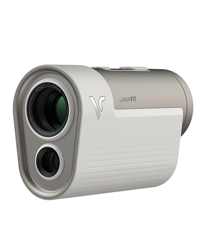 Voice Caddie Laser FIT Compact Golf Laser Rangefinder | Slope Integration with Tournament Mode | Ball to Pin Mode | 6X Magnification | 800 Yards | 8 Hr Rechargeable Battery Life