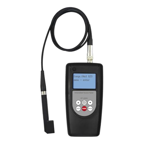 HOJILA Infrared Belt Tension Gauge 10Hz-500Hz | Non-Contact Vibration Frequency Meter | Digital LCD for HVAC, Machinery & Engine Drive Belt Maintenance‌