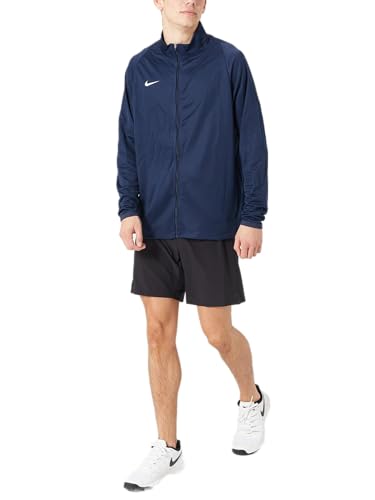 Nike Mens Jacket Epic Knit 2.0 | Full-Zip Training & Fitness Jacket (US, Alpha, Medium, Regular, Regular, Navy)