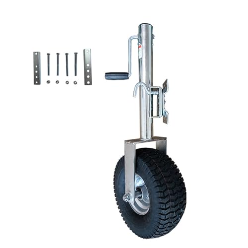 Trailer Jack - Swivel Trailer Tongue Jack, 13.38inch Steel Trailer Jack Wheel Wheel - 2000 Lbs Capacity, for Boat,RV,Trailer,Camper and More (2000lbs)