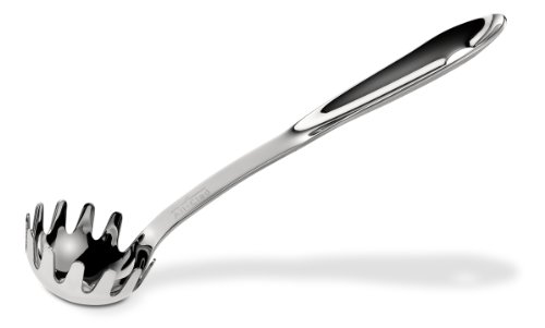 All-Clad Specialty Stainless Steel Kitchen Gadgets Pasta Ladle Kitchen Tools, Kitchen Hacks Silver