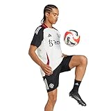 adidas Men's Manchester United FC 24/25 Training Jersey, Off White/Black