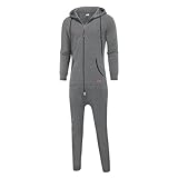 Mens Coveralls for Work Mens Adult Suit Men's Tracksuits Onesie for Men Coveralls Clothing Shop Online Store Grey