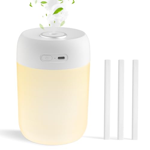 SZO Night Lights Humidifiers For Bedroom, USB Rechargeable, LED Lights For Bedroom,4 Mode Portable Night Lights Humidifier Fit For Various Scenarios,<28dB, Auto Shut-off, Ideal For Home Travel Plants