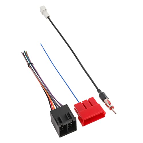 RED WOLF Car ISO Radio Harness w/Antenna Adapter for 2008-2010 Hyundai Elantra Accent 2008-2010, for 2009-2010 Kia Sportage Soul Aftermarket Stereo CD Player Cable Connector Infinity Sound System