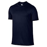 Nike Mens Team Legend Short Sleeve Crew T-Shirt (Large, College Navy)