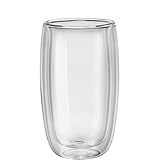 ZWILLING Sorrento 8-pc Double-Wall Glass Latte Cup Set, 11.8 fluid ounces