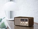 Sangean WR-16SE AM/FM/Bluetooth/Aux-in/USB Phone Charging 45th Anniversary Special Edition Wooden Cabinet Radio (Dark Walnut with Rose Gold)