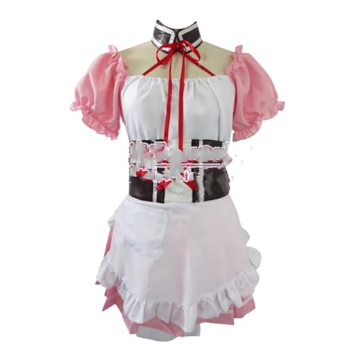 Asahina Mikuru Cosplay Costume Maid Outfit Dress Loli Style (Female XL)