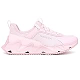 Nautica Kids Girls' Runners Sneakers - Breathable Casual Tennis Shoes with Cushioned Wavy Sole for Big Kids and Little Kids-Maybella S-Blush Tonal-3