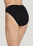 Jockey Women's Underwear Plus Size Elance French Cut - 6 Pack, Black, 10