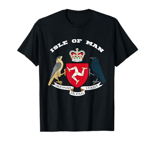 Isle of Man Coat of Arms of Coat of arm Flag Manx T-Shirt