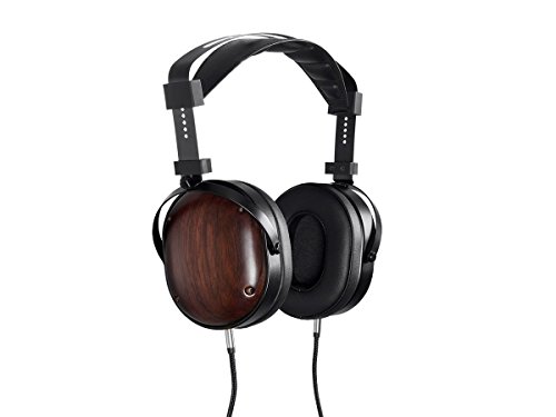 Monolith Over Ear Planar Magnetic Headphones - with 66mm Driver, Closed Back Design, Comfort Ear Pads for Studio/Professional, 20 Ohms, 2 Watts Maximum Power Handling, Black/Wood