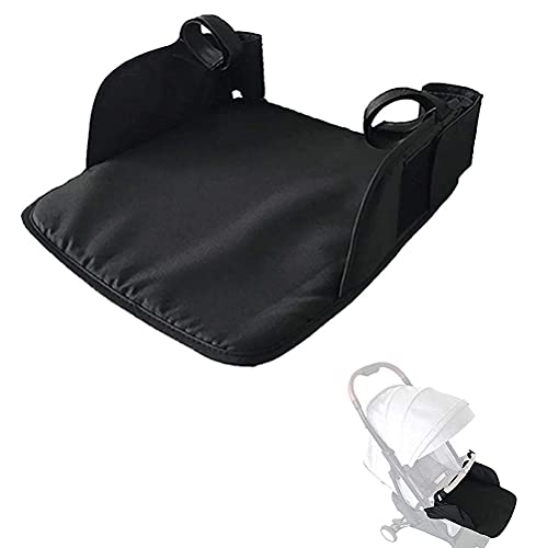 Baby Stroller Footrest, Black Lightweight Adaptable Foot Support Accessory for Baby Pushchair (Black)