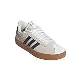 adidas Women's VL Court 3.0 Sneaker, Off White/Grey/Gold Metallic, 8