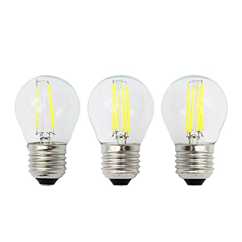 10PCS E27 LED Candle Bulb G45 Filament Light LED Lamp Replace 20w 40w 50w Incandescent LED Bulb AC 220V G45 (Color : Warm White, Size : 2W 220V)