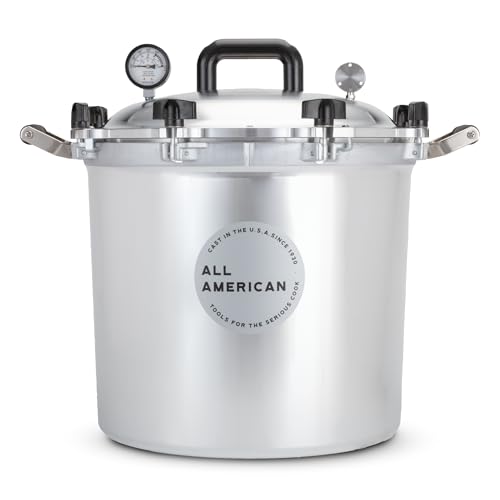 All American 1930: 41.5qt Pressure Cooker/Canner (The 941) - Exclusive Metal-to-Metal Sealing System - Easy to Open & Close - Suitable for Gas or Electric Stoves - Made in the USA