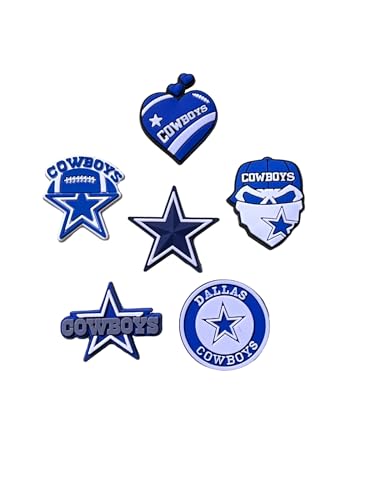 Cowboys Shoe Charm Set Football Shoe Decorations