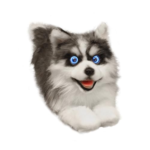 ELEPHANT ROBOTICS metaDog Husky Interactive Companion Pets Dog with Voice Command Heartbeat Animation Interaction Robot Dog for All Ages - Realistic & Lifelike, Type-C Charging