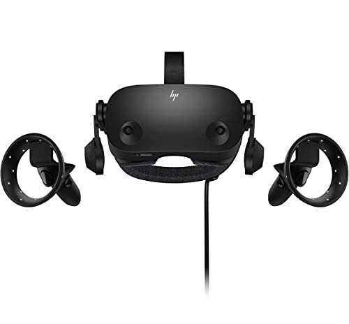 HP Reverb G2 VR Headset With Controller, Adjustable Lenses & Speakers from Valve, 2160 x 2160 LCD Panels, For Gaming, Ergonomic Design, 4 Cameras, Compatible With SteamVR & Windows Mixed Reality