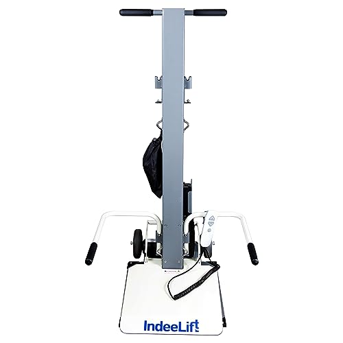 IndeeLift People Picker Upper | PPU-S | Lift Assist, Fall Recovery, Transfer Aid | Heavy-Duty Weight Capacity 400lb - Seat Can Be Raised 30" - Floor to Stand | Rechargeable Battery - Get up from floor