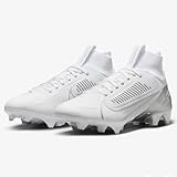 Nike Vapor Edge Pro 360 2 Men's Football Cleats (DA5456-102,White/Metallic Silver-White) Size 10.5