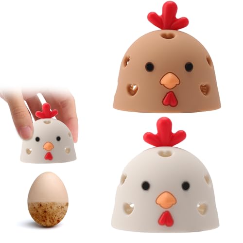 2PCS Silicone Egg Brush Cleaner, Multipurpose Vegetable and Fruit Scrubber Tool for Fresh Eggs, Egg Washer Cleaning Brush Egg Cleaner for Fresh Eggs