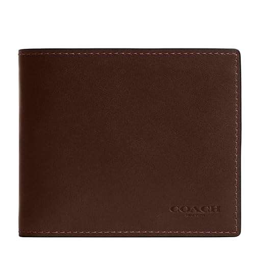 COACH Men's 3-in-1 Wallet Billfold, Maple, One Size